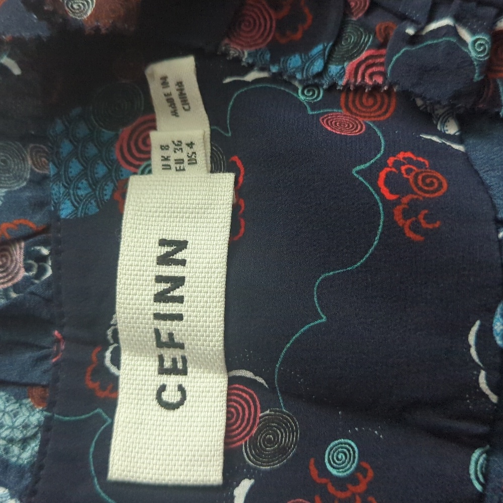 Cefinn Midi Length Silk Dress - Picture 7 of 15